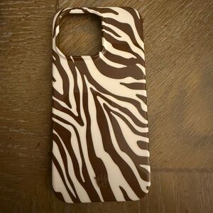Velvet Caviar Brown and Cream Zebra Phone Case